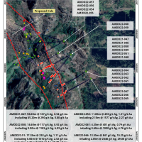 Figure 21- El Cuervo Target- Drilling and Rocks (Silver)